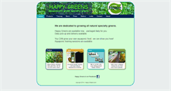 Desktop Screenshot of happy-greens.com