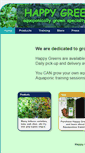 Mobile Screenshot of happy-greens.com